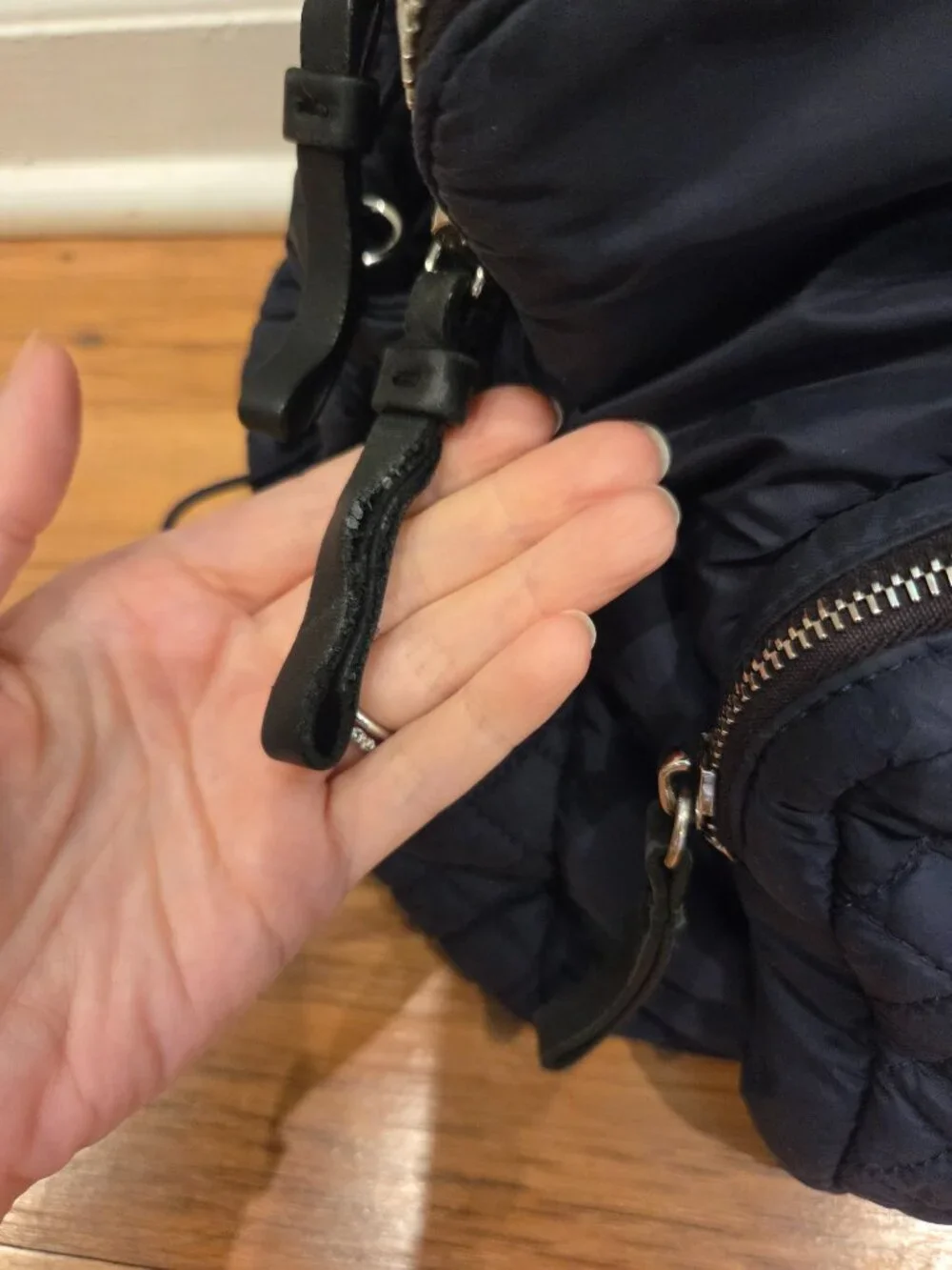 Moncler diaper bag